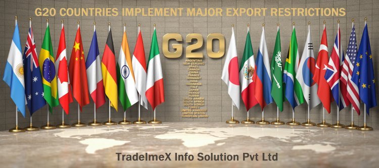 G20 Countries Implement Major Export Restrictions