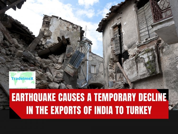 Earthquake Causes a Temporary Decline in the Exports of India to Turkey