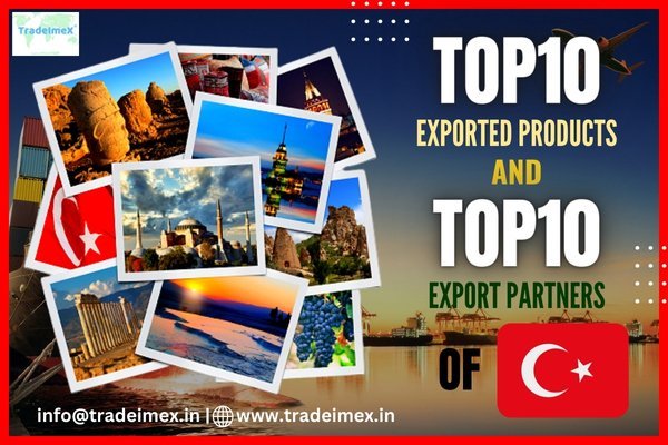 Top 10 Products Exported from Turkey to The World