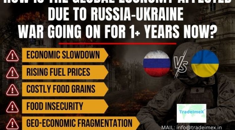 How Is The Global Economy Affected Due to Russia-Ukraine War Going On For 1+ Years Now?