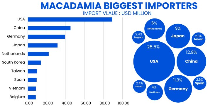 Macadamia Biggest Importers
