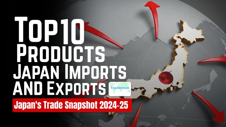 Top 10 Products Japan Imports and Exports: Japan's Trade Snapshot 2024-25