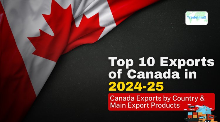 Top 10 Exports of Canada in 2024-25: Canada Exports by Country & Main Export Products