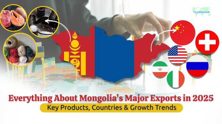 Everything About Mongolia’s Major Exports in 2025: Key Products, Countries & Growth Trends