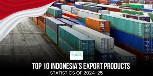 What are top 10 Indonesia's Exports in 2024-25