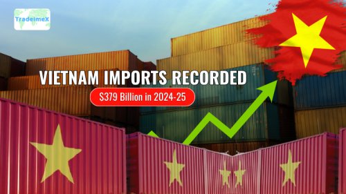 Vietnam Imports recorded $379 billion in 2024-25