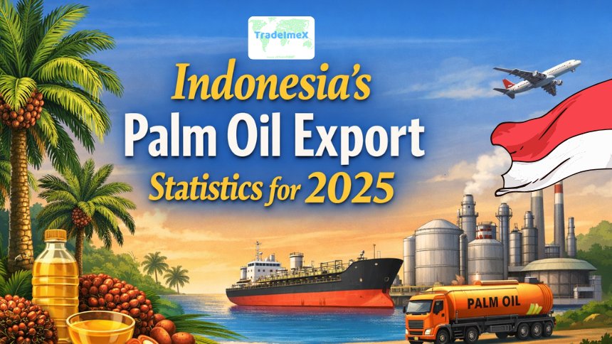 Indonesia’s Palm Oil Export Statistics for 2025