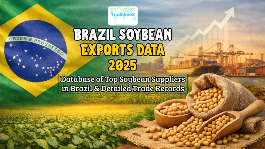 Brazil Soybean Exports Data 2025: Database of Top Soybean Suppliers in Brazil & Detailed Trade Records
